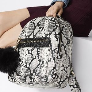 ALDO SNAKESKIN BACKPACK